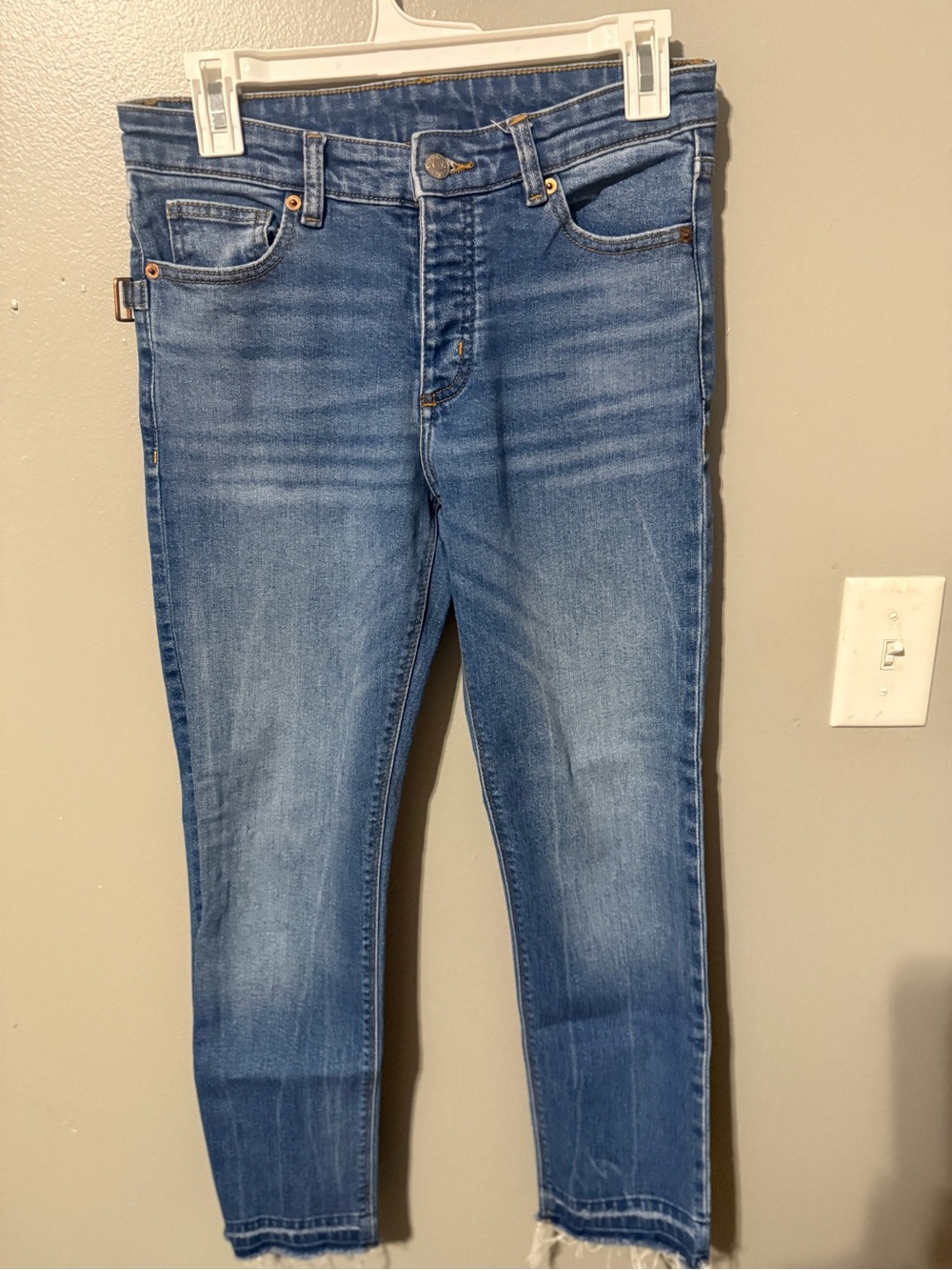 Zadig & Voltaire David Crop Button-Fly Jeans size 26